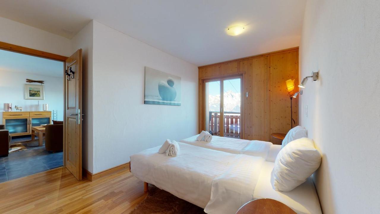 Hauts De Veysonnaz Sauna & View Apartments Bagian luar foto