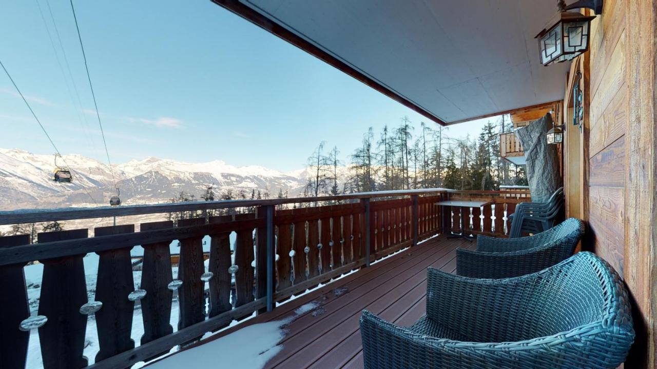 Hauts De Veysonnaz Sauna & View Apartments Bagian luar foto