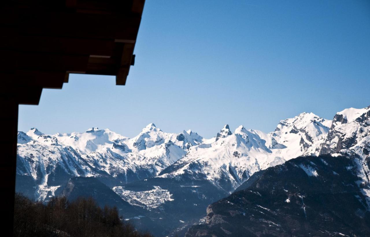 Hauts De Veysonnaz Sauna & View Apartments Bagian luar foto